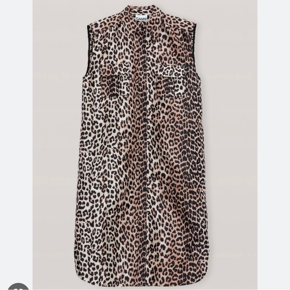 Ganni Leopard Dress